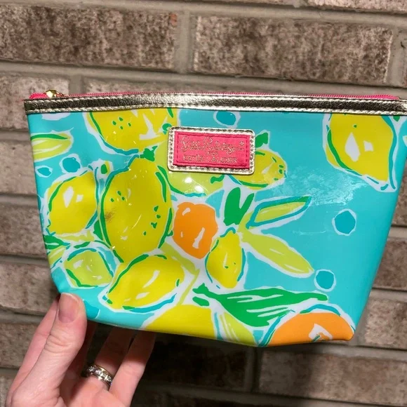 Lily Pulitzer Estée Lauder Cosmetic Makeup Bag - Picture 3 of 15